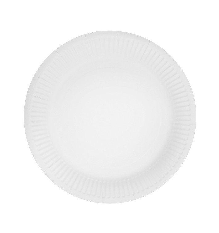 Papírové Talíře Kulaté “Radial” Bílé Ø18cm 200gr/m² (50 Ks) Papírové Talíře Kulaté “Radial” Bílé Ø18cm 200gr/m² (50 Ks)