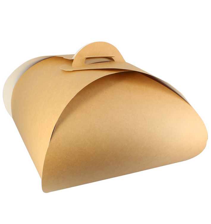 Krabička Karton Kraft Motýl na Dort 18x18x13cm (25 Ks) Krabička Karton Kraft Motýl na Dort 18x18x13cm (25 Ks)