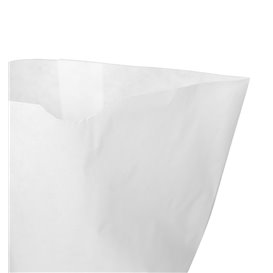 Paper Bag with Hexagonal Base White 17x22cm (125 Units)