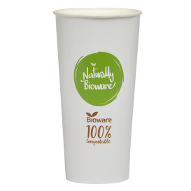 Papírový Kelímek Bioware® Ø9,0cm 680ml (50 Ks)