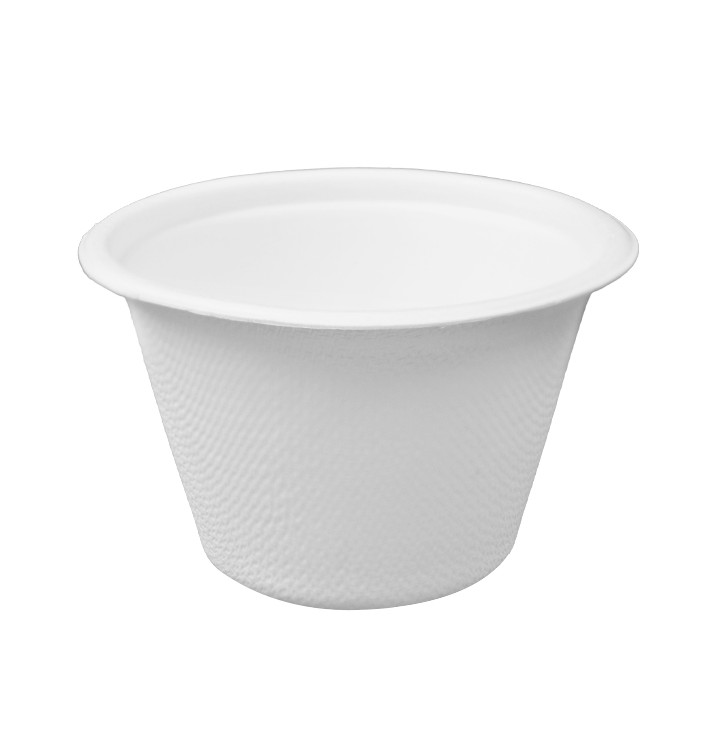 Misky z Cukrové Třtiny Bílý 100ml Ø7,5cm (1.000 Ks) Misky z Cukrové Třtiny Bílý 100ml Ø7,5cm (1.000 Ks)