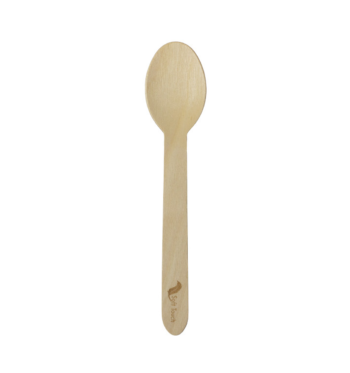 Lžíce Dřevěný “Soft” 16cm (100 Ks) Lžíce Dřevěný “Soft” 16cm (100 Ks)