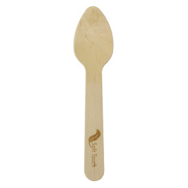Lžíce Dřevěný “Soft” 11cm (100 Ks)