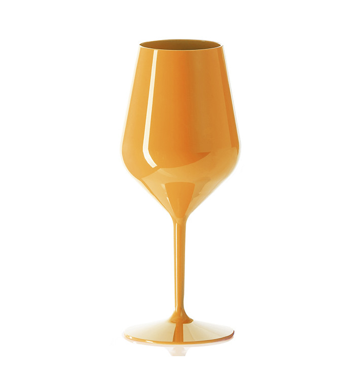 Pohárek Opakovaně Použitelné Durable na Víno Tritan Oranžový 470ml (1 Ks) Pohárek Opakovaně Použitelné Durable na Víno Tritan Oranžový 470ml (1 Ks)