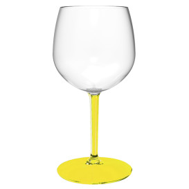 Pohárek Opakovaně Použitelné Durable na Gin Tonic Tritan Žlutou Nožkou 580ml (1 Ks)