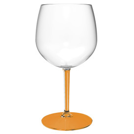 Pohárek Opakovaně Použitelné Durable na Gin Tonic Tritan Oranžovou Nožkou 580ml (1 Ks)