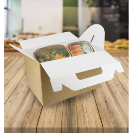 Menu Box Kraft 225x145x150mm (25 Ks)