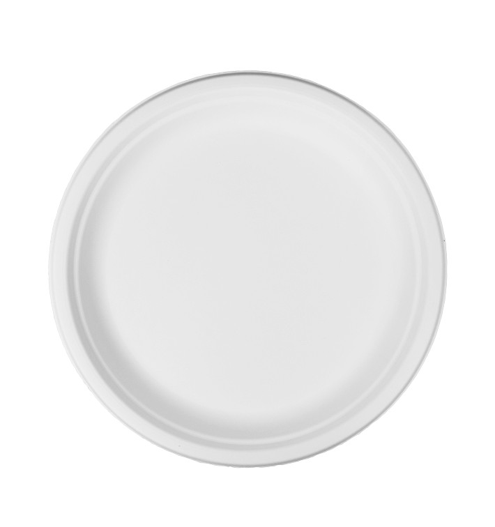 Talíř z Cukrové Třtiny Bílý Ø26cm (50 Ks) Talíř z Cukrové Třtiny Bílý Ø26cm (50 Ks)