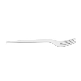 Bio Vidlička Opakovaně Použití CPLA Bílý 17cm (100 Ks)