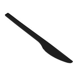 Bio Nůž CPLA Černá 17cm (1.000 Ks)