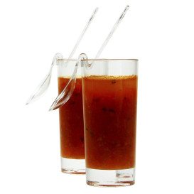 Kelímek pro Ochutnávky Opakované Použití Průhledný 45ml 3,5x7,5cm (20 Ks)
