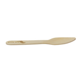 Mini Lžíce Dřevěný Přírodní “Soft” 7,5cm (100 Ks)
