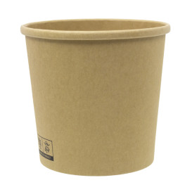 Kraftová Lepenková Nádoba 750ml Ø11,6cm (25 Ks)