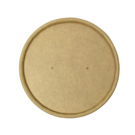 Kraftové kartonové víčko pro kartonovou sklenici Ø11,6cm (25 Ks)