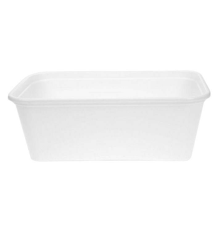 Plastová Miska Obdélníková PP Bílá s Vikem 750ml 17,3x11,9cm (500 Ks) Plastová Miska Obdélníková PP Bílá s Vikem 750ml 17,3x11,9cm (500 Ks)