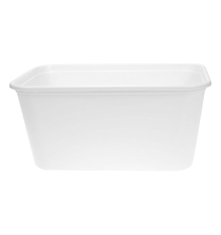 Plastová Miska Obdélníková PP Bílá s Vikem 1.000ml 17,3x11,9cm (500 Ks) Plastová Miska Obdélníková PP Bílá s Vikem 1.000ml 17,3x11,9cm (500 Ks)