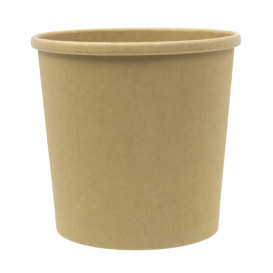 Kraftová Lepenková Nádoba 750ml Ø11,7cm (25 Ks)
