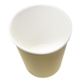 Kraftová Lepenková Nádoba s Bílým Okrajem 1.000ml Ø11,7cm (25 Ks)