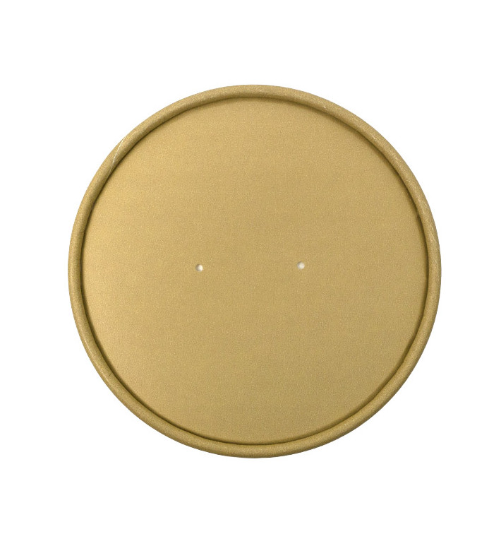 Kraftové kartonové víčko pro kartonovou sklenici Ø11,7cm (25 Ks) Kraftové kartonové víčko pro kartonovou sklenici Ø11,7cm (25 Ks)
