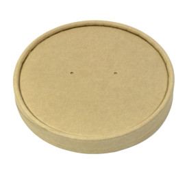 Kraftové kartonové víčko pro kartonovou sklenici Ø11,7cm (25 Ks)