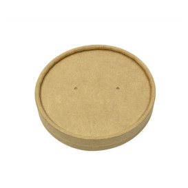 Kraftové kartonové víčko pro kartonovou sklenici Ø9,0cm (400 Ks)