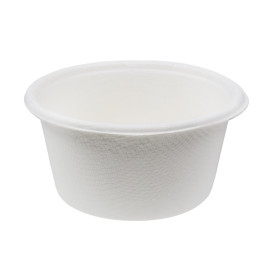 Miska z Cukrové Třtiny Bílá Ø62mm 60ml (250 Ks)