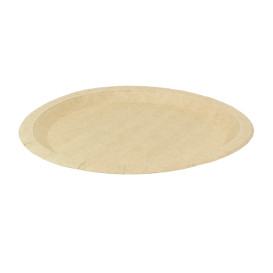 Kartonové Talíře Kulatý Proti Tukům Kraft Ø26cm 245g/m² (50 Ks)