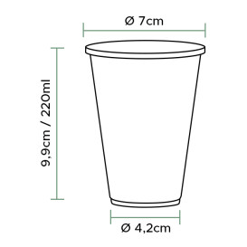 Čirý Plastové Kelímek PP 220ml (100 Ks)
