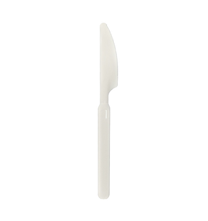 Nůž na Opakované Použití Durable PP Krémý 18,9cm (20 Ks) Nůž na Opakované Použití Durable PP Krémý 18,9cm (20 Ks)