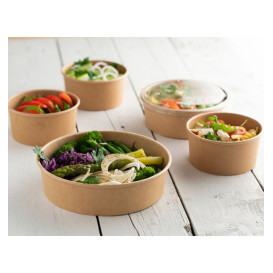 Kartonová Mísa Kraft 370ml Ø11,5cm (50 Ks)