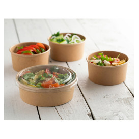 Kartonová Mísa Kraft 370ml Ø11,5cm (50 Ks)