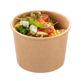 Kartonová Mísa Kraft 550ml Ø11,5cm (50 Ks)