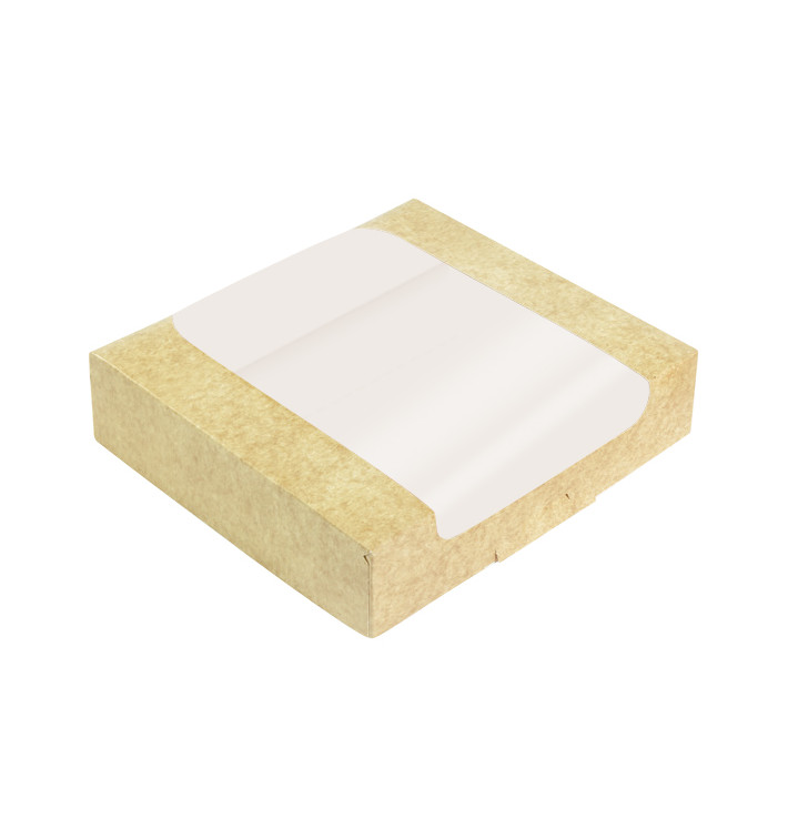Čtvercový Kartonový Kontejner PackiPack Vision Kraft 28x28x5cm (50 Ks) Čtvercový Kartonový Kontejner PackiPack Vision Kraft 28x28x5cm (50 Ks)