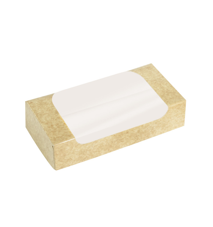 Obdélníkový Kartonový Kontejner PackiPack Vision Kraft 18x6x6cm (X Ks) Obdélníkový Kartonový Kontejner PackiPack Vision Kraft 18x6x6cm (X Ks)