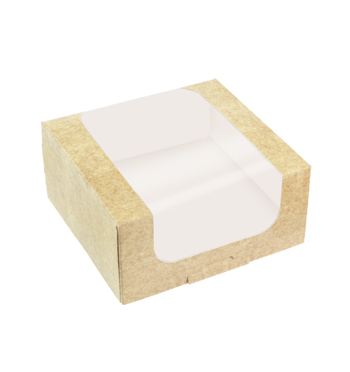 Čtvercový Kartonový Kontejner PackiPack Vision Kraft 13x12x5cm (X Ks) Čtvercový Kartonový Kontejner PackiPack Vision Kraft 13x12x5cm (X Ks)