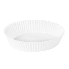 Papír Kraft pro fritézu na Vzduchu Bílý 90g Ø22x4cm (50 Ks)