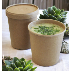 Kraft-Kraftová Lepenková Nádoba 350ml Ø9,0cm (400 Ks)