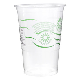 Bio Kelímek PLA Průhledný 250ml Ø7,3cm (500 Ks)