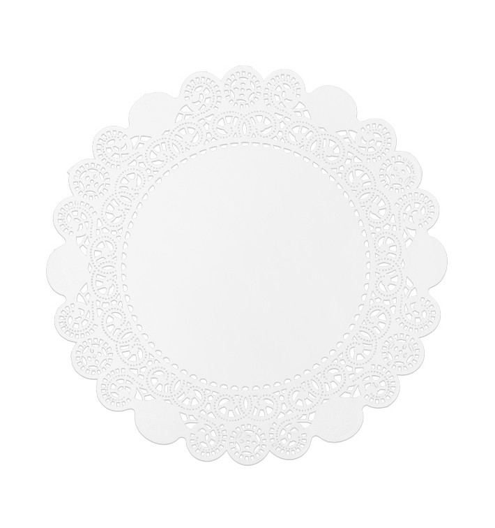 Papírové Krajky Bílý Ø11,5cm (250 Ks) Papírové Krajky Bílý Ø11,5cm (250 Ks)