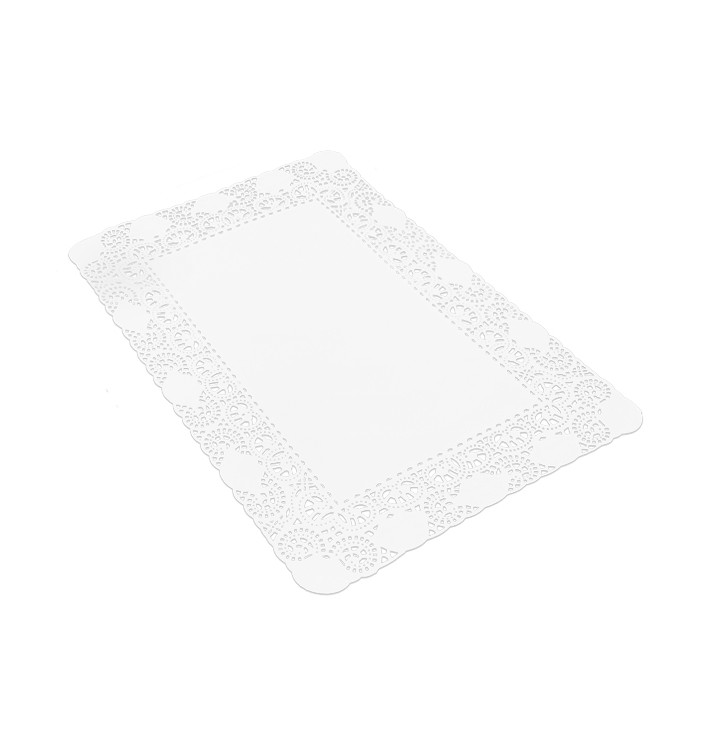 Krajka Papírové Bílá Litos 14x24cm (2.000 Units) Krajka Papírové Bílá Litos 14x24cm (2.000 Units)