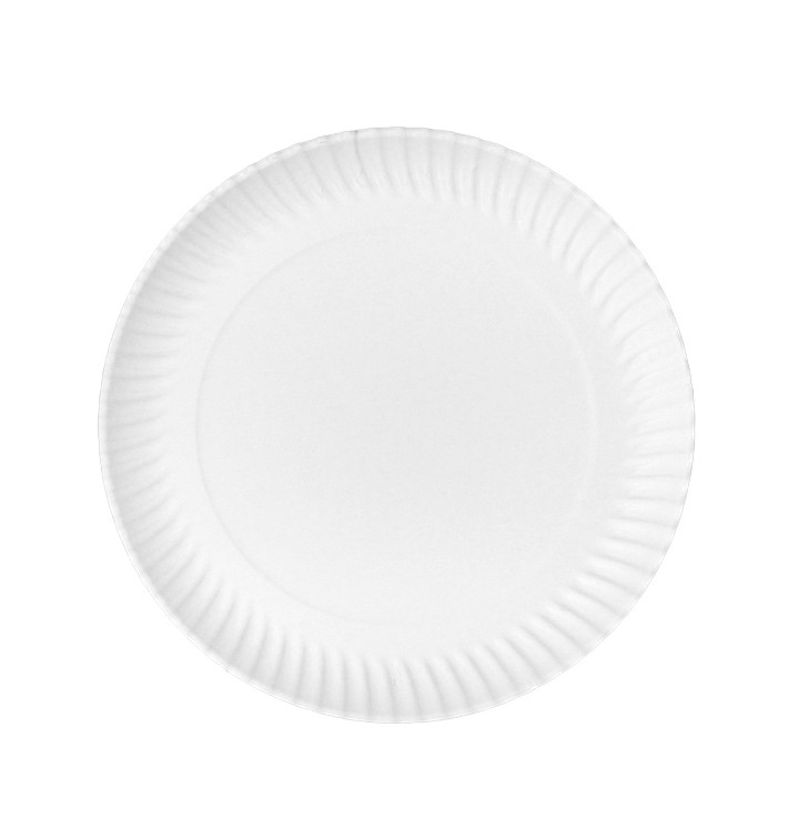 Kartonové Talíře Kulatý Bílý Ø27cm 550g/m² (400 Ks) Kartonové Talíře Kulatý Bílý Ø27cm 550g/m² (400 Ks)