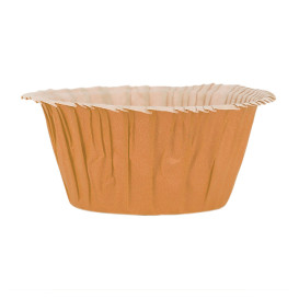 Papírové Košíčky Cukrářské 4,9x3,8x7,5cm Oranžový (500 Ks)