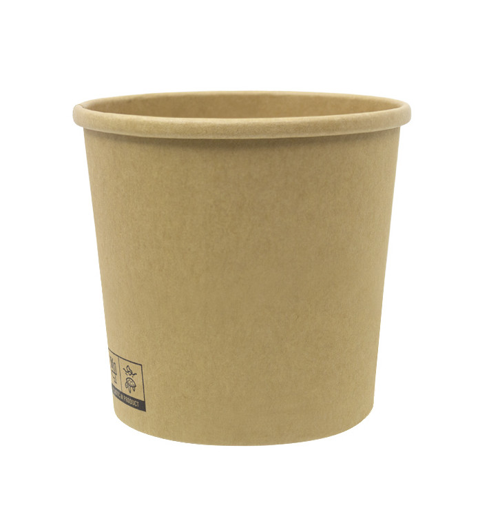 Kraft-Kraftová Lepenková Nádoba 350ml Ø9,0cm (25 Ks) Kraft-Kraftová Lepenková Nádoba 350ml Ø9,0cm (25 Ks)