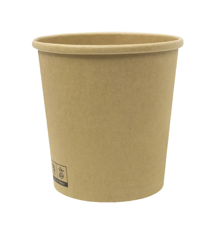 Kraft-Kraftová Lepenková Nádoba 450ml Ø9,5cm (400 Ks) Kraft-Kraftová Lepenková Nádoba 450ml Ø9,5cm (400 Ks)