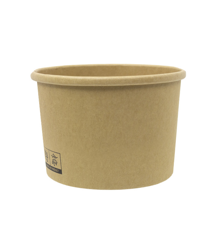 Kraft-Kraftová Lepenková Nádoba 250ml Ø9,0cm (25 Ks) Kraft-Kraftová Lepenková Nádoba 250ml Ø9,0cm (25 Ks)