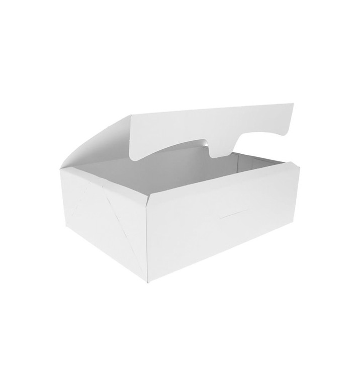 Krabička pro Cukrárny Karton 17,5x11,5x4,7cm 250g Bílá (20 Ks) Krabička pro Cukrárny Karton 17,5x11,5x4,7cm 250g Bílá (20 Ks)