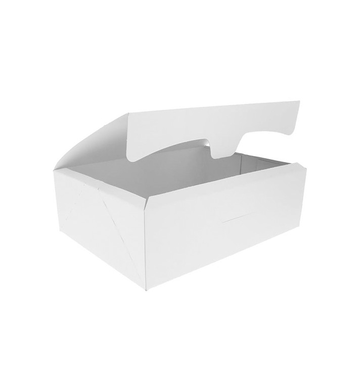 Krabička pro Cukrárny Karton 18,2x13,6x5,2 cm 500g Bílá (25 Ks) Krabička pro Cukrárny Karton 18,2x13,6x5,2 cm 500g Bílá (25 Ks)