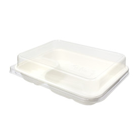 Obaly s Tepelné Těsnění Karton Kraft 1000ml 192x137x57mm (585 Ks)