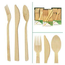 Bambusový Nůž 17cm v krabičce (50 Ks)