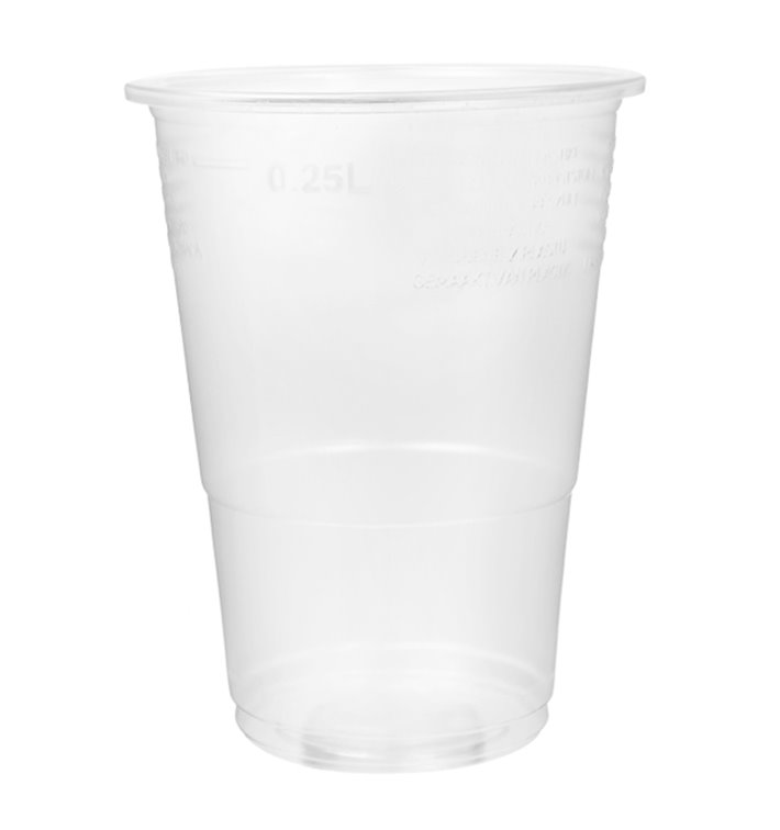 Čirý Plastové Kelímek PP 300ml Ø7,3cm (100 Ks) Čirý Plastové Kelímek PP 300ml Ø7,3cm (100 Ks)